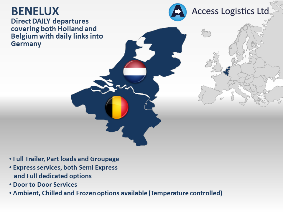 Benelux Map Image